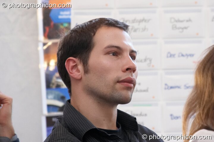 Andre Soldwedel at the Renaissance2 Great Shift Gathering 2009. Perpignan, France. © 2009 Photographicon