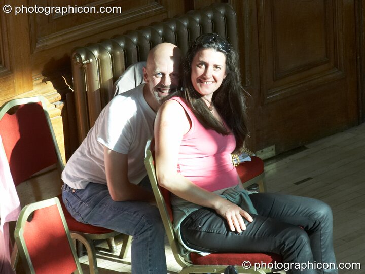 Jon and Emma at the London Festival of Tantra 2008. London, United Kingdom. © 2008 Photographicon