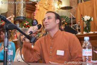 Mark A. Michaels on the discussion panel at the London Festival of Tantra 2008. London, United Kingdom. © 2008 Photographicon