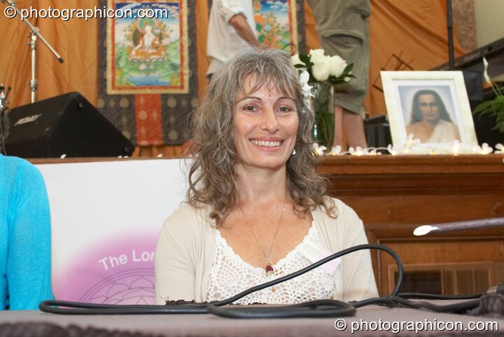 Mahasatvaa Ma Ananda Sarita on the discussion panel at the London Festival of Tantra 2008. London, United Kingdom. © 2008 Photographicon