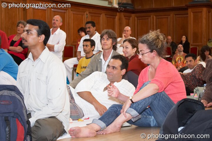 The audience listen to the discussion panel at the London Festival of Tantra 2008. London, United Kingdom. © 2008 Photographicon