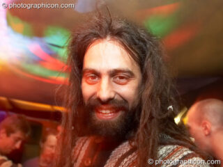 Yanis dances in the Progressive Tent at Planet Bob's Offworld Festival 2007. Swindon, United Kingdom. © 2007 Photographicon