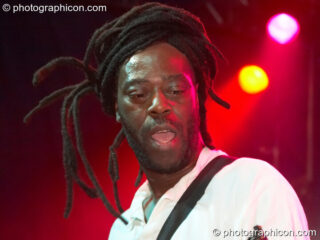Leo Williams of Dreadzone performs on the Main Stage at the Secret Garden Party 2006. Huntingdon, United Kingdom. © 2006 Photographicon
