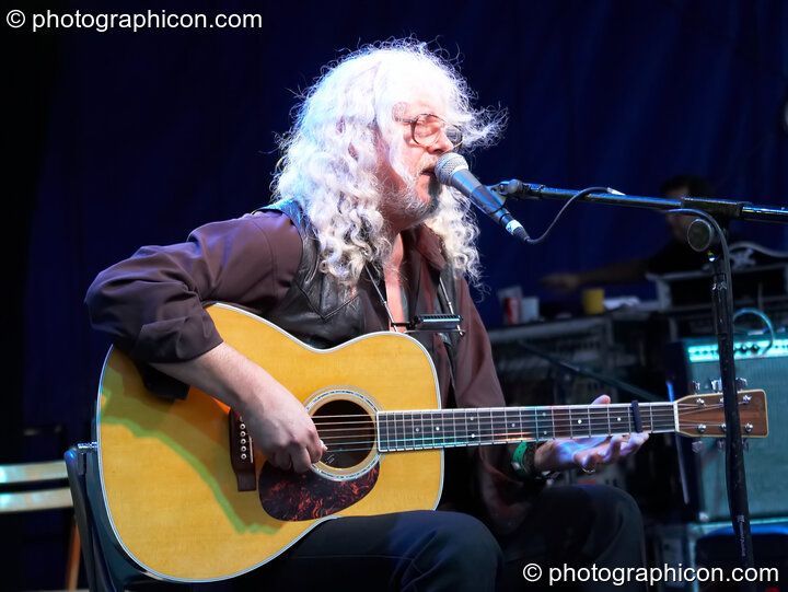 Arlo Guthrie performs on the Main Stage at the Secret Garden Party 2006. Huntingdon, United Kingdom. © 2006 Photographicon