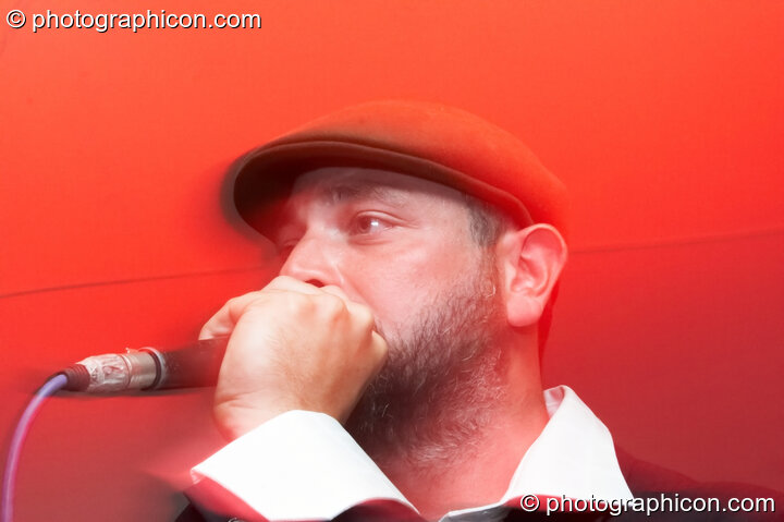 King Porter Stomp perform on the Small World Stage at the Secret Garden Party 2007. Huntingdon, United Kingdom. © 2007 Photographicon