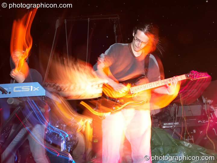 Groove Weird on the Invisible Circus Stage at Sunrise Celebration 2006. Yeovil, United Kingdom. © 2006 Photographicon