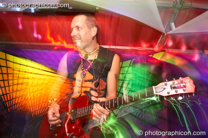 Zetan Spore on the Spirit Dance Stage at Sunrise Celebration 2006. Yeovil, United Kingdom. © 2006 Photographicon