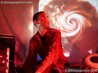 MAHA-RA performs on the Galactic Central Stage at Sunrise Celebration 2007. Yeovil, United Kingdom. © 2007 Photographicon