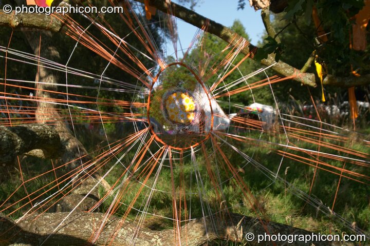Large Dream Catchers at the Turaya Gathering 2004. Wimborne, United Kingdom. © 2004 Photographicon