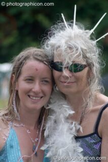 Participants in the Day Out Of Time ritual at the Turaya Gathering 2004. Wimborne, United Kingdom. © 2004 Photographicon