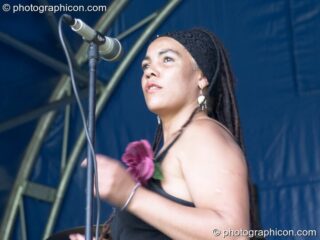 Orchid Star on the main stage at the London Green Lifestyle Show 2005. London, United Kingdom. © 2005 Photographicon