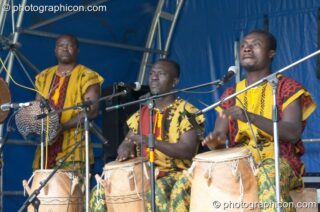 Kakatsitsi on the main stage at the London Green Lifestyle Show 2005. London, United Kingdom. © 2005 Photographicon
