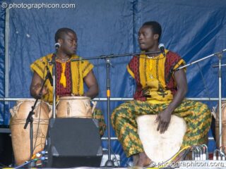 Kakatsitsi on the main stage at the London Green Lifestyle Show 2005. London, United Kingdom. © 2005 Photographicon