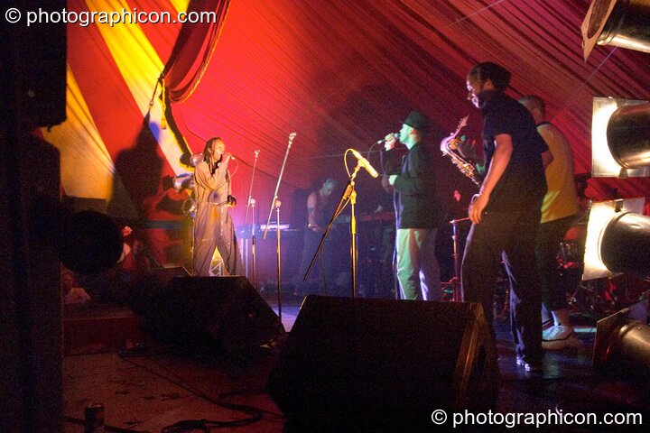 The Beat on the main stage at the Lost Vagueness Summer Party 2004. Lewes, United Kingdom. © 2004 Photographicon