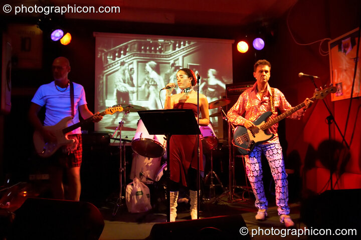 The Fashion Victims at the Save The World Club Burlesque Ball. Kingston upon Thames, United Kingdom. © 2005 Photographicon