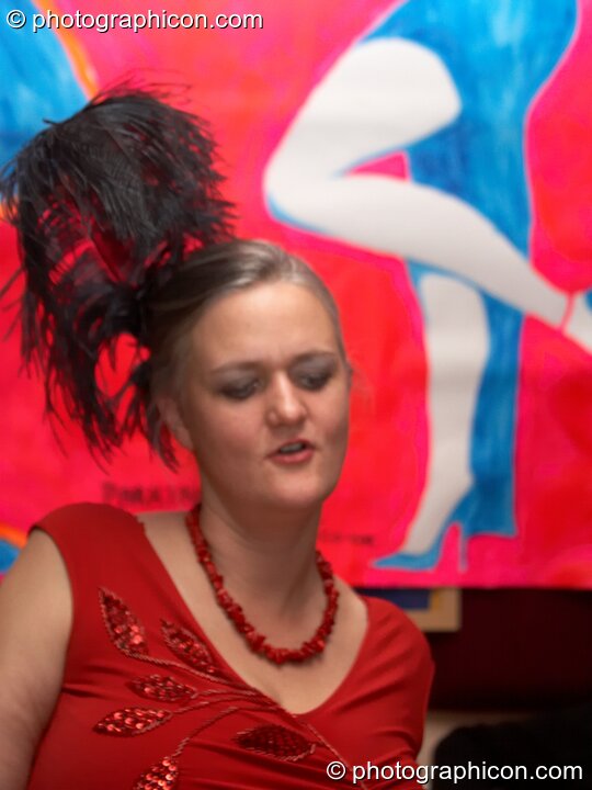 Bernadette Vallely at the Save The World Club Burlesque Ball. Kingston upon Thames, United Kingdom. © 2005 Photographicon