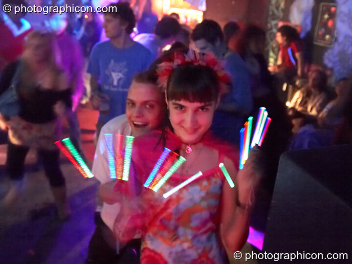 Dancers in the Digital Disco space at Indigitous. London, United Kingdom. © 2006 Photographicon