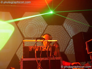 Dick Trevor in the main room at theTwisted Records Label Party. London, United Kingdom. © 2006 Photographicon