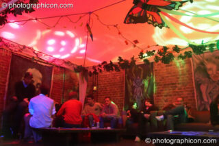 Decor in the chill space at Echo System. London, United Kingdom. © 2006 Photographicon
