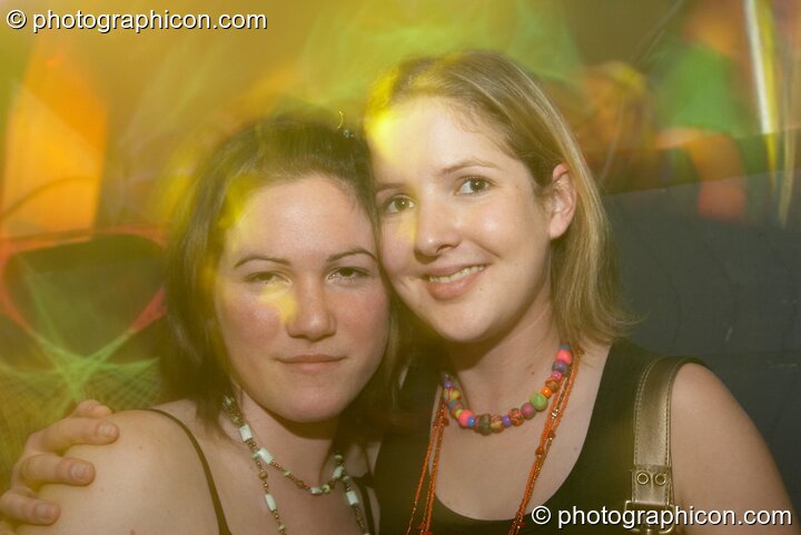 Two friends at Echo System. London, United Kingdom. © 2006 Photographicon