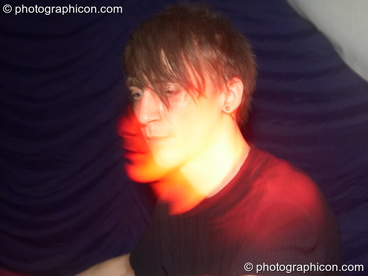 Braincell playing live in the Psychedelic Rollercoaster Room at Chrysalid. London, United Kingdom. © 2006 Photographicon