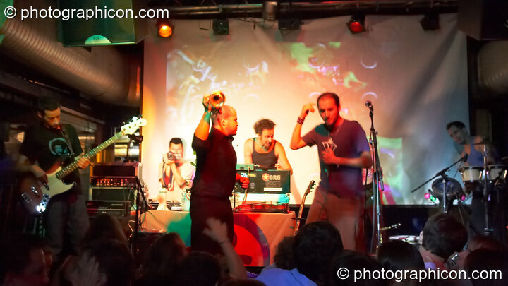 Gaudi Dub Laboratory perform at the Kalahari party. London, United Kingdom. © 2006 Photographicon