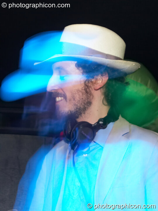 Dimitri DJing on the Tribe of Frog stage at the Twisted Records 10th Birthday Party. London, United Kingdom. © 2006 Photographicon