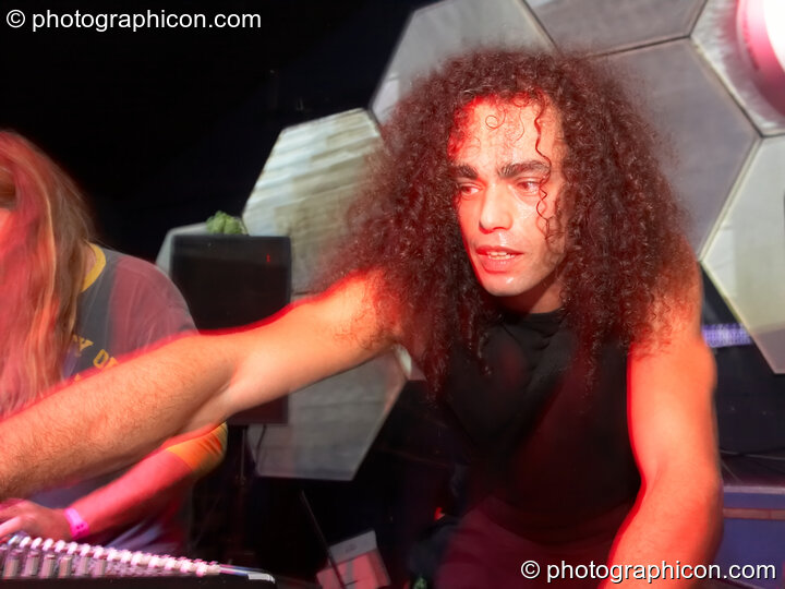 Koxbox performing on the main stage at the Twisted Records 10th Birthday Party. London, United Kingdom. © 2006 Photographicon