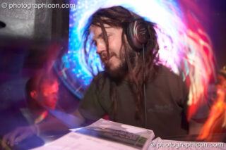 Liquid Ross DJing in the Main room at the Liquid Records party. London, United Kingdom. © 2007 Photographicon