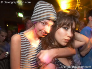 Dancers in the Echo System room at the Liquid Records party. London, United Kingdom. © 2007 Photographicon