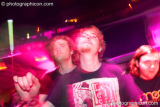 Dancers in the Main Room at the Twisted Records concert. London, United Kingdom. © 2007 Photographicon