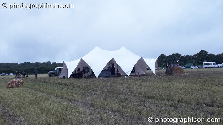 The Liquid tent at the Echo Festival. Overton, United Kingdom. © 2007 Photographicon