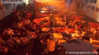 People chilling at Saharawi, The Synergy Centre. London, United Kingdom. © 2007 Photographicon