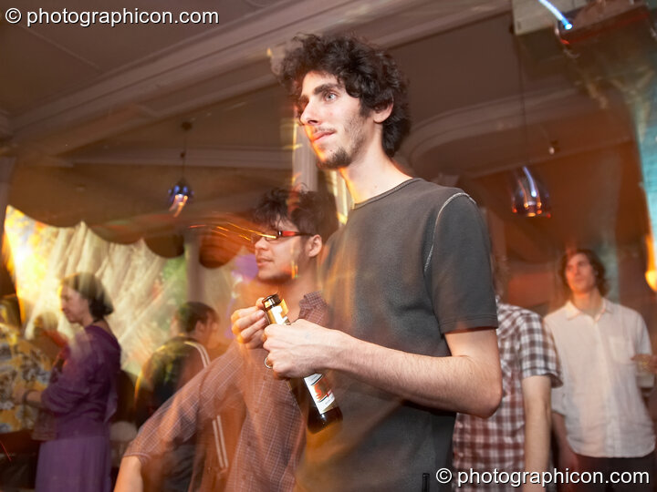 Zak dances in the Alternative Room at Future Music Vol. 1. London, United Kingdom. © 2007 Photographicon