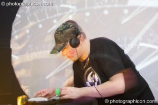 Freshold (Archangel^) DJ on the Archangel & Nu-school Hippies stage at Alpha Omega. London, United Kingdom. © 2008 Photographicon