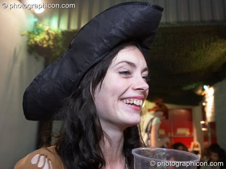 Mary dressed as a pirate at Future Music. London, United Kingdom. © 2008 Photographicon