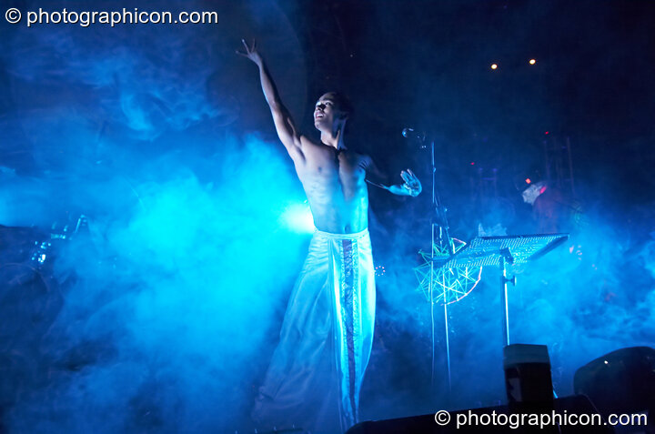 performs a dance at Shpongle Live in Concert. London, United Kingdom. © 2008 Photographicon