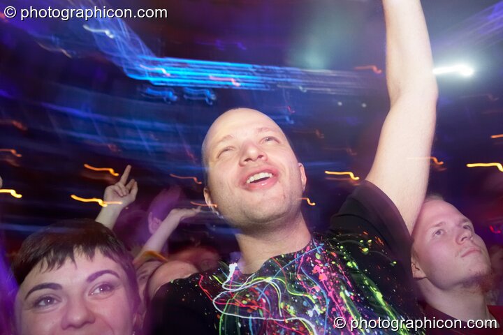 The audience at Shpongle Live in Concert. London, United Kingdom. © 2008 Photographicon