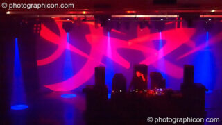 The Pixel Addicts immersive video and lighting system in action at Fabric's Matter nightclub. London, United Kingdom. © 2008 Photographicon