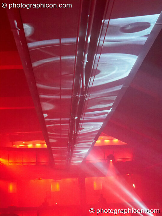 The Pixel Addicts immersive video and lighting system in action at Fabric's Matter nightclub. London, United Kingdom. © 2008 Photographicon