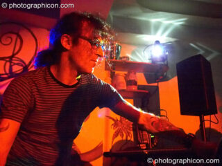 Merv Pepler of Eat Static performs live at the inSpiral Lounge in London. London, United Kingdom. © 2009 Photographicon