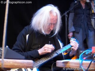 Daevid Allen performs at Gong Poesy Electrique at inSpiral Lounge 21/08/2009. London, United Kingdom. © 2009 Photographicon
