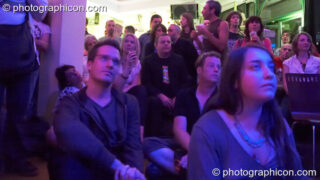 The audience enjoy Gong Poesy Electrique at inSpiral Lounge 21/08/2009. London, United Kingdom. © 2009 Photographicon