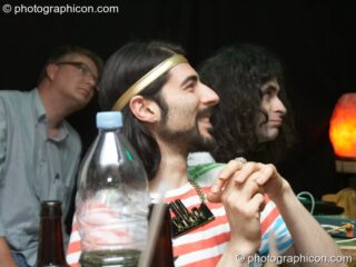 The audience enjoy Gong Poesy Electrique at inSpiral Lounge 21/08/2009. London, United Kingdom. © 2009 Photographicon