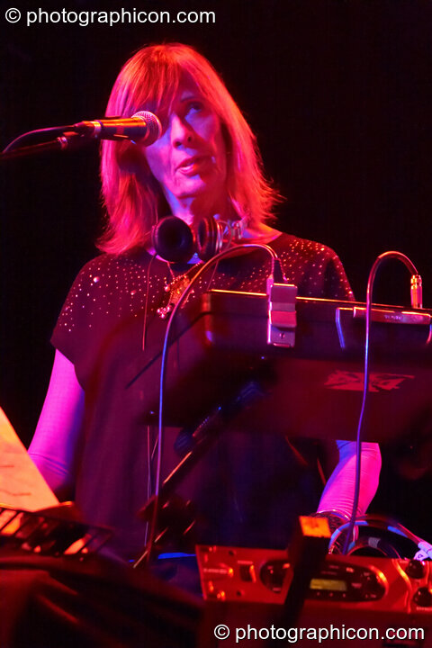Miquette Giraudy of the Steve Hillage Band performs at the Kentish Town Forum. London, United Kingdom. © 2009 Photographicon