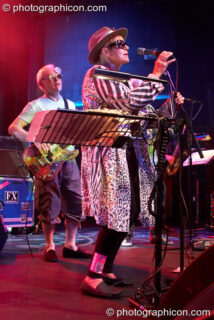 Mike Howlett and Gilli Smyth of Planet Gong perform at the Kentish Town Forum. London, United Kingdom. © 2009 Photographicon
