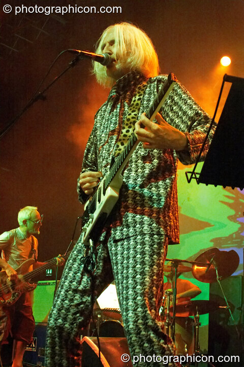 Daevid Allen of Planet Gong performs at the Kentish Town Forum. London, United Kingdom. © 2009 Photographicon