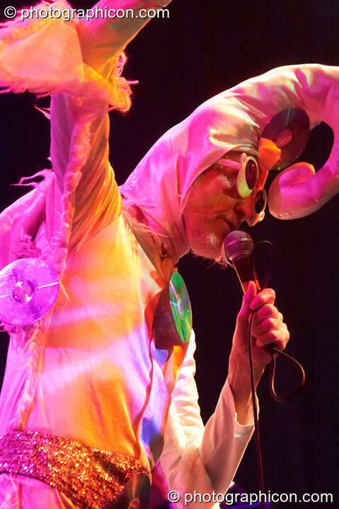 Daevid Allen of Planet Gong performs at the Kentish Town Forum. London, United Kingdom. © 2009 Photographicon