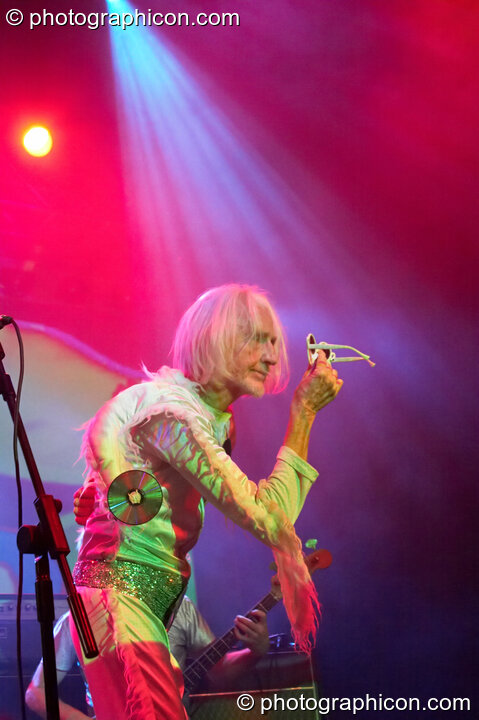 Daevid Allen of Planet Gong performs at the Kentish Town Forum. London, United Kingdom. © 2009 Photographicon