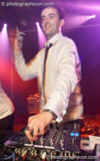 James Woodward of Atomic Drop performs in the Main Theatre at the Electric Circus. London, United Kingdom. © 2010 Photographicon